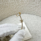 Dior Single Sided Pearls Earring in GHW