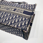 No.4014-Christian Dior Medium Oblique Embroidery Book Tote