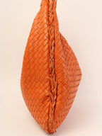 BOTTEGA VENETA Intrecciato Hobo Bag Orange