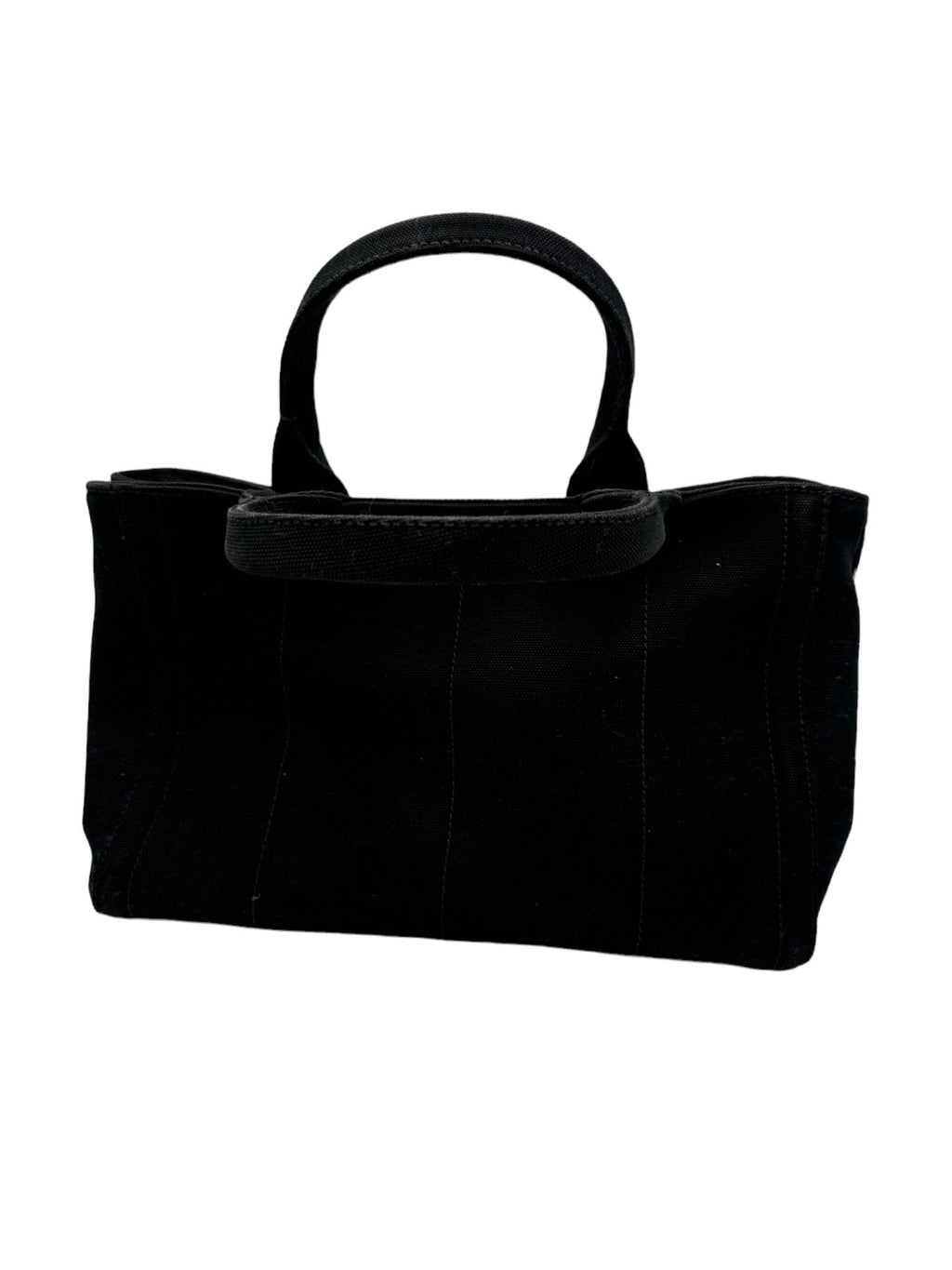 PRADA - Canvas Canapa Tote Bag Black Canvas
