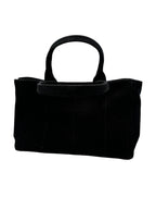 PRADA - Canvas Canapa Tote Bag Black Canvas