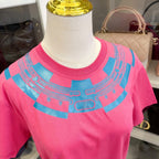 Hermes Le Tresor De Medor T-Shirt in Pink 100% Cotton Size 34