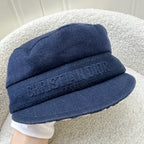 Dior Pageboy Cap in Navy Sz 58