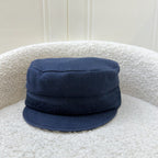 Dior Pageboy Cap in Navy Sz 58