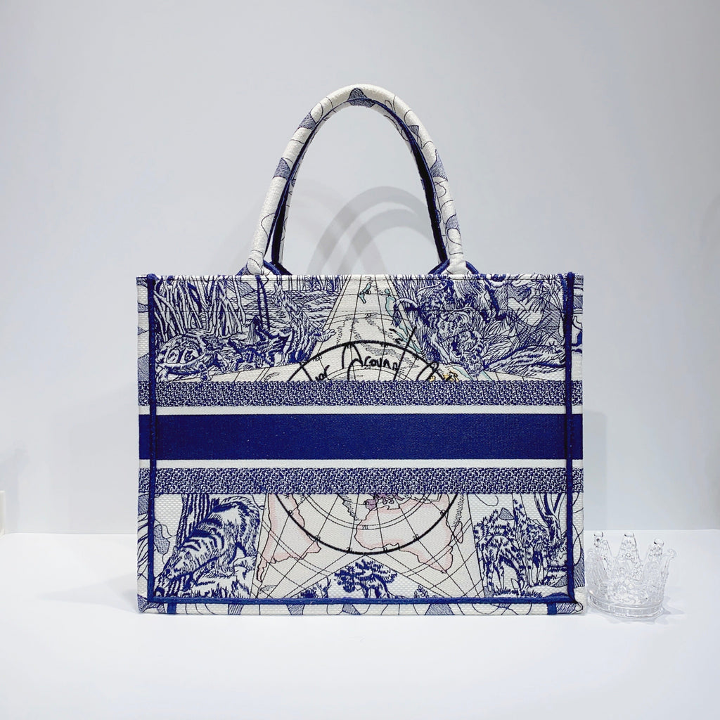 No.3872-Christian Dior Medium Around The World Book Tote