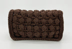 BOTTEGA VENETA Brownie Classic Brown Crochet Flap Bag