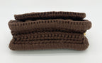 BOTTEGA VENETA Brownie Classic Brown Crochet Flap Bag