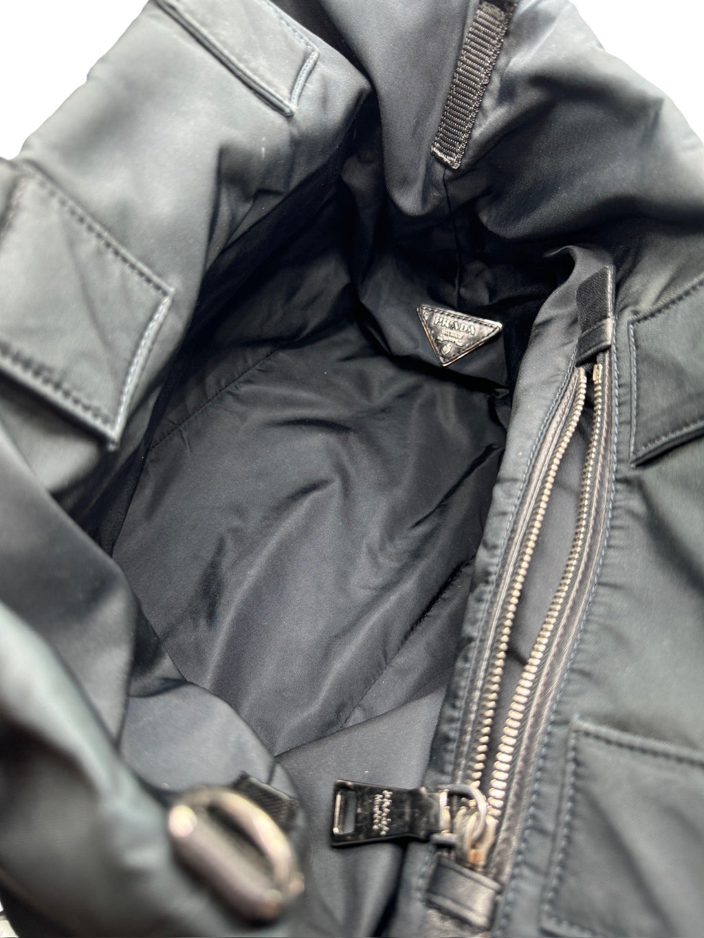 PRADA - Tote Bag Black Nylon