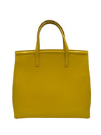 PRADA - Yellow Patent Leather Tote Bag