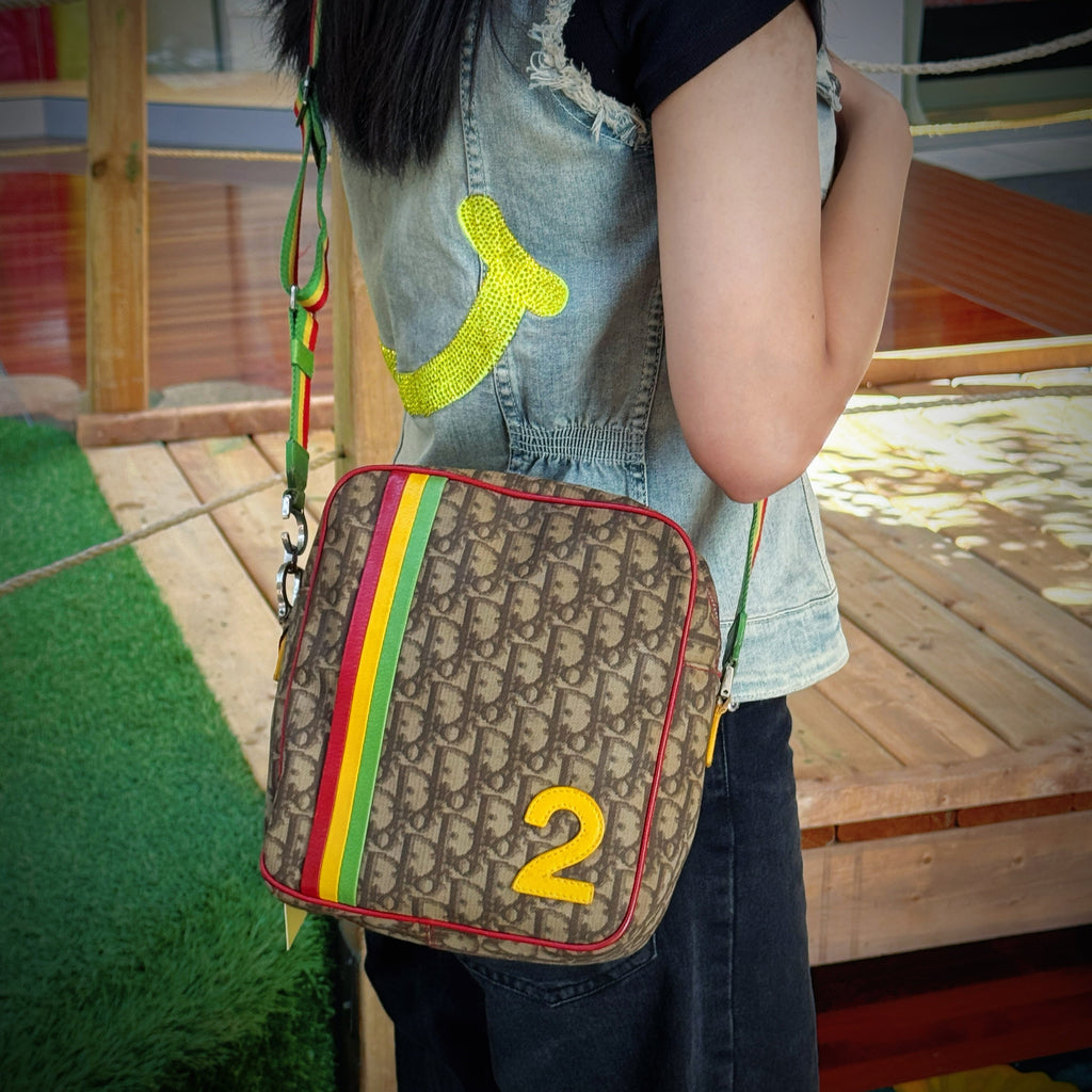 Christian Dior Diorissimo Rasta Messenger Bag TWS
