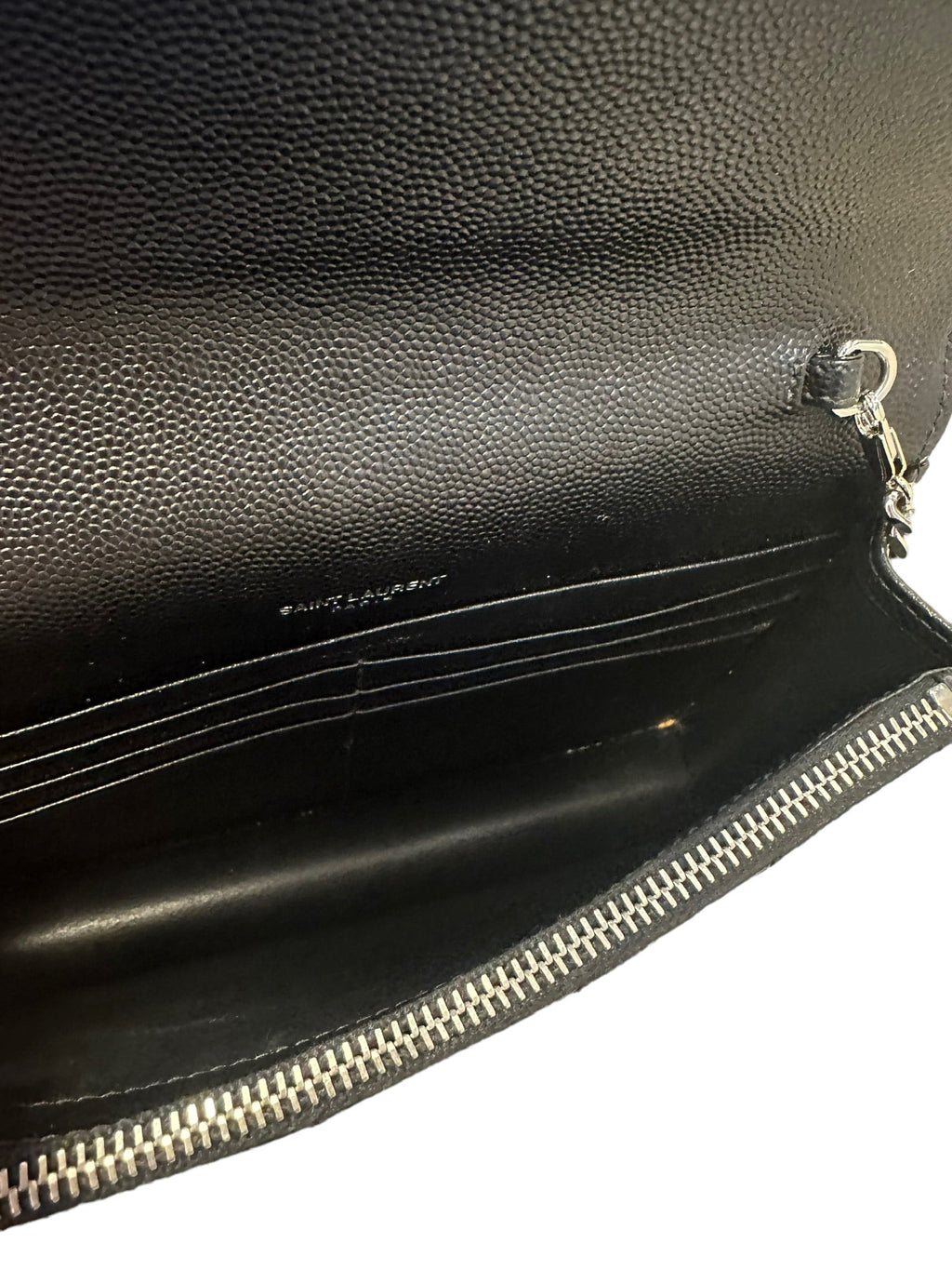 SAINT LAURENT - Cassandre Envelope Chain Wallet