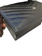 SAINT LAURENT - Cassandre Envelope Chain Wallet