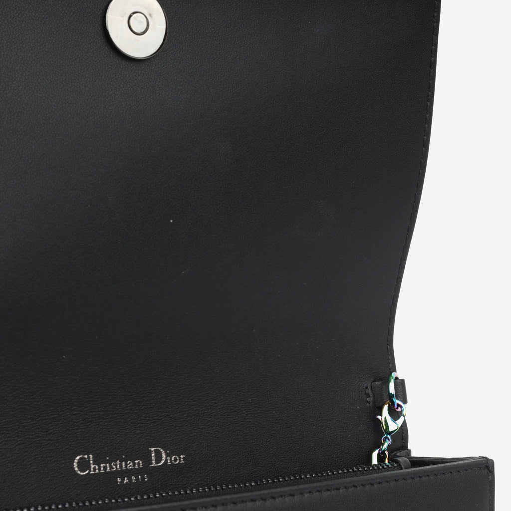 Dior Lady Dior Pouch - Matte Black