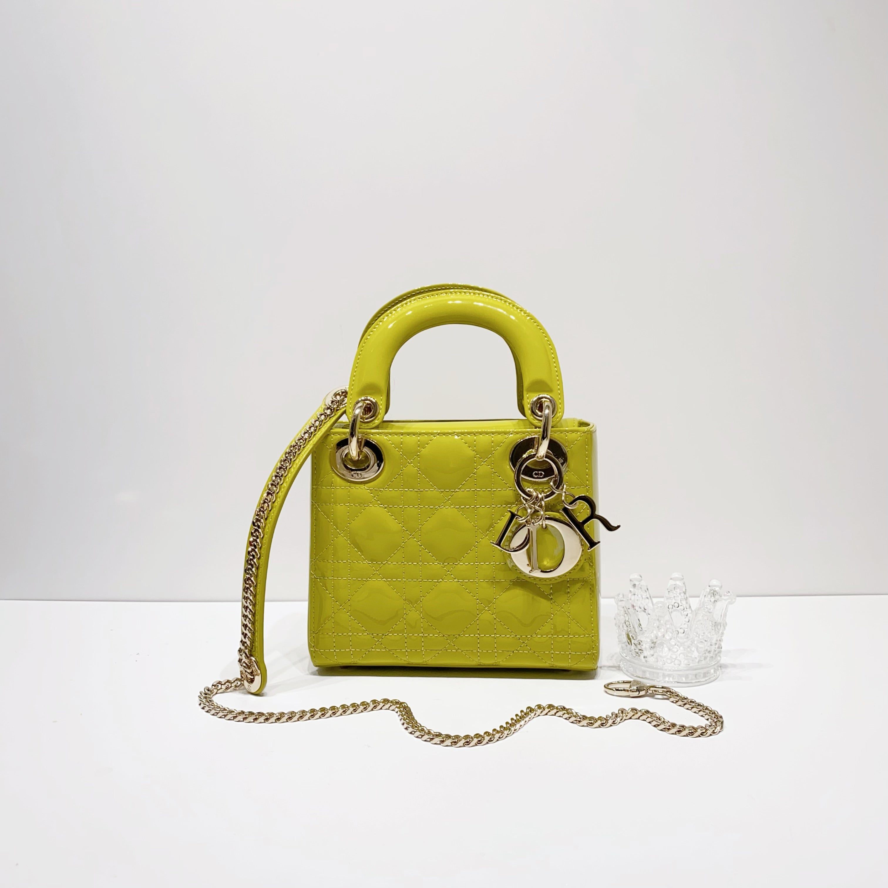 No.4082-Dior Patent Mini Lady Dior