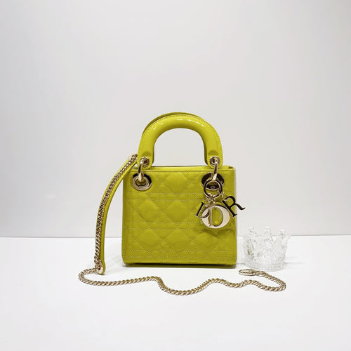 No.4082-Dior Patent Mini Lady Dior