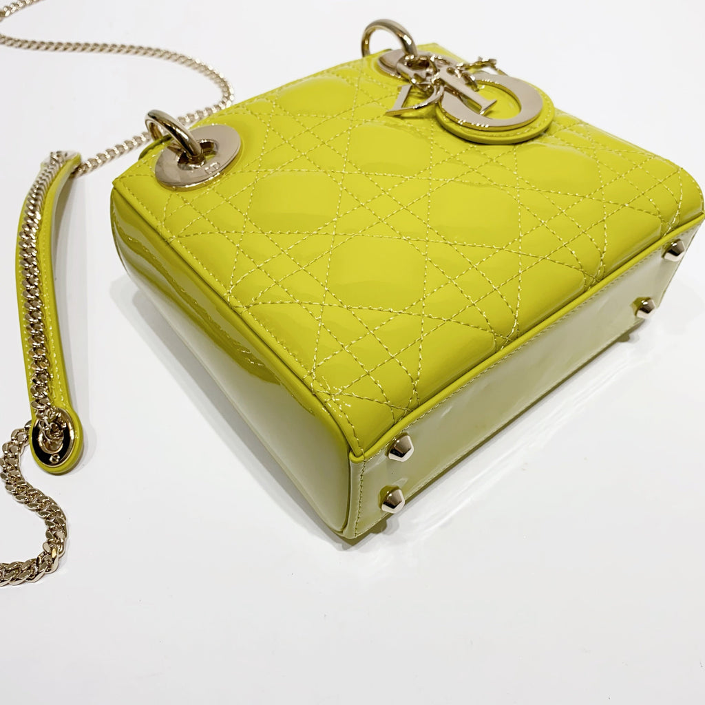 No.4082-Dior Patent Mini Lady Dior