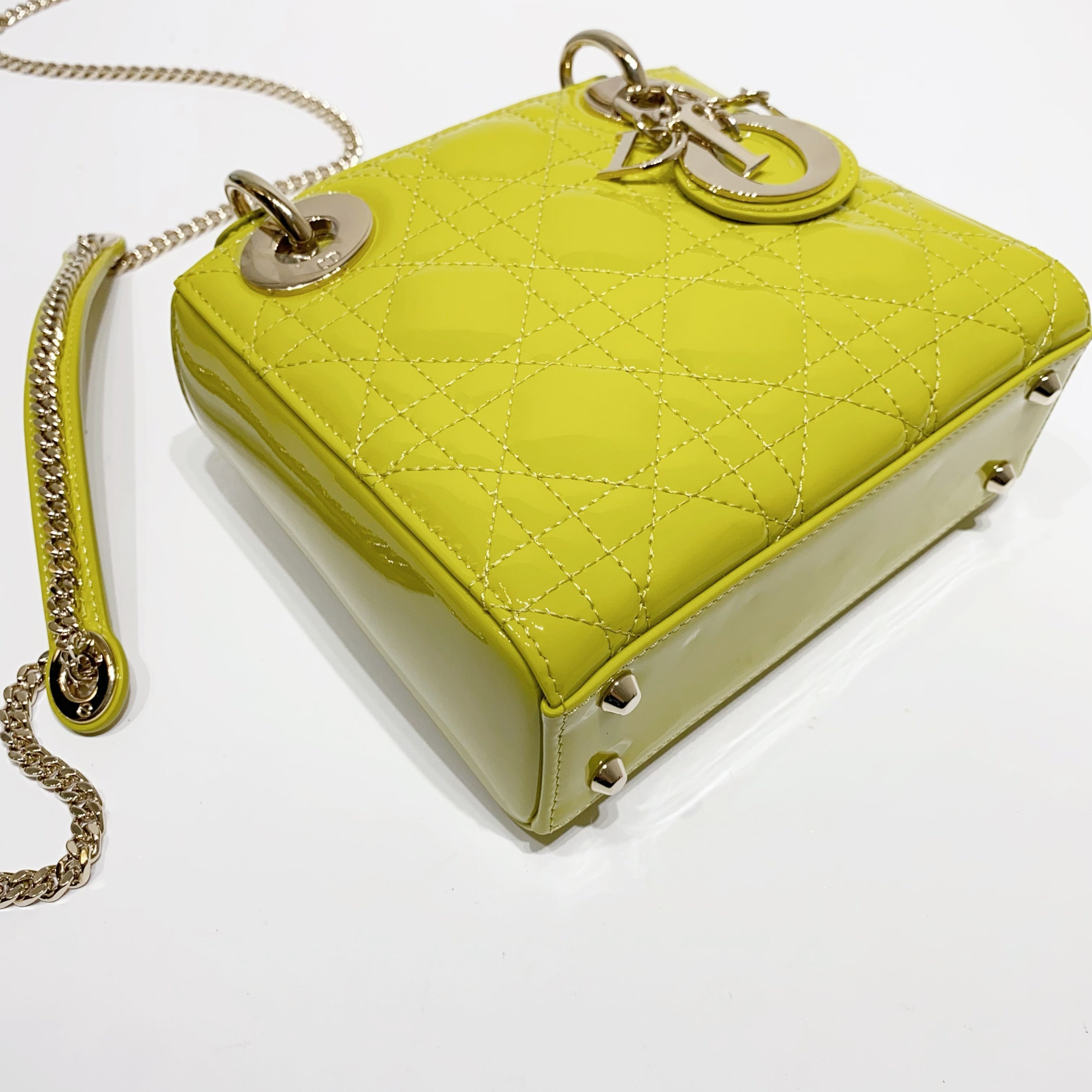 No.4082-Dior Patent Mini Lady Dior