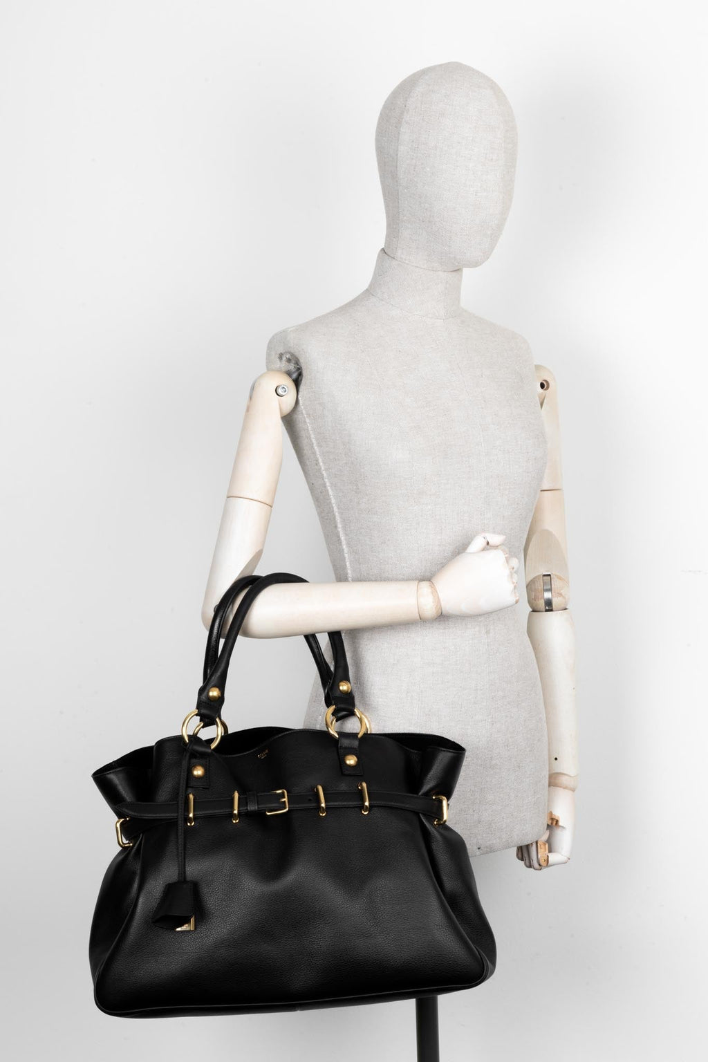 CELINE Medium Anita Bag Leather Black