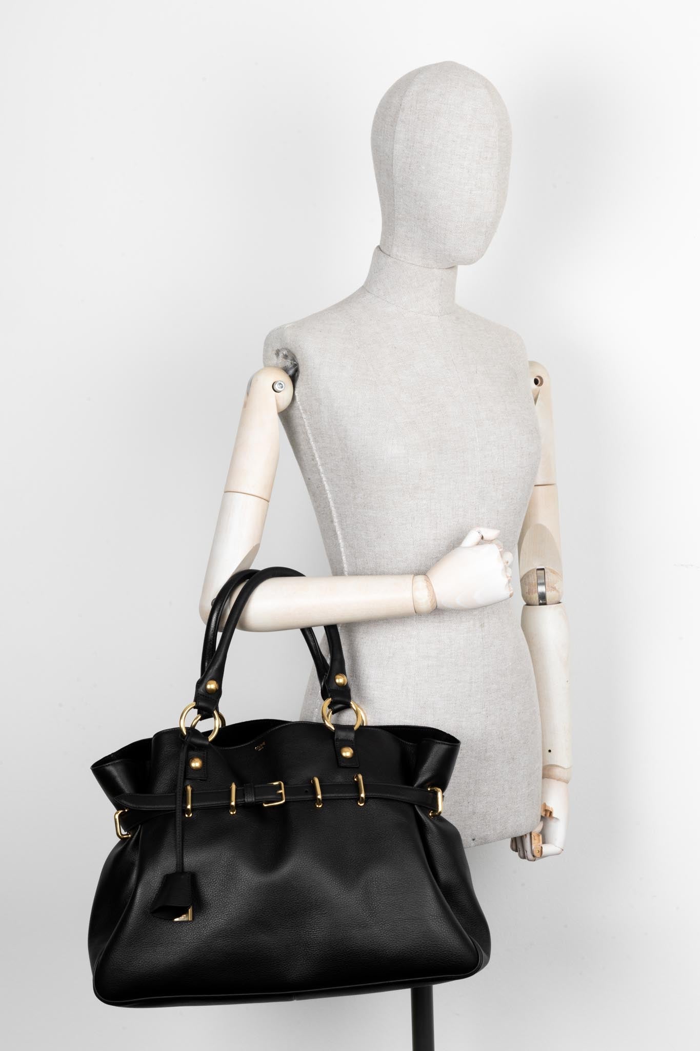 CELINE Medium Anita Bag Leather Black