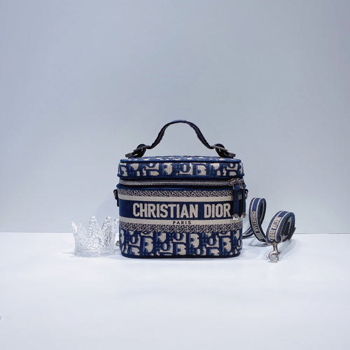 No.3617-Christian Dior Small Oblique Embroidery Travel Vanity