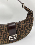 Fendi Zucca Half-Moon bag