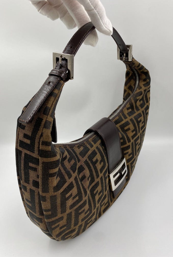 Fendi Zucca Half-Moon bag