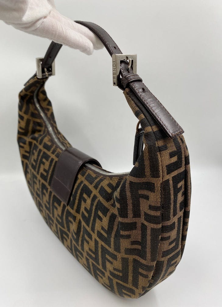 Fendi Zucca Half-Moon bag
