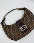 Fendi Zucca Half-Moon bag
