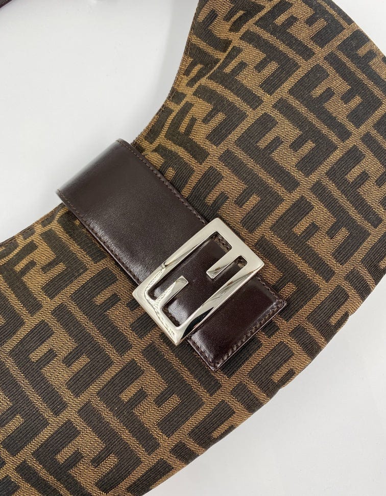 Fendi Zucca Half-Moon bag