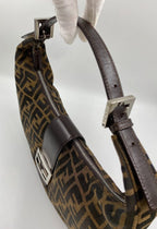 Fendi Zucca Half-Moon bag