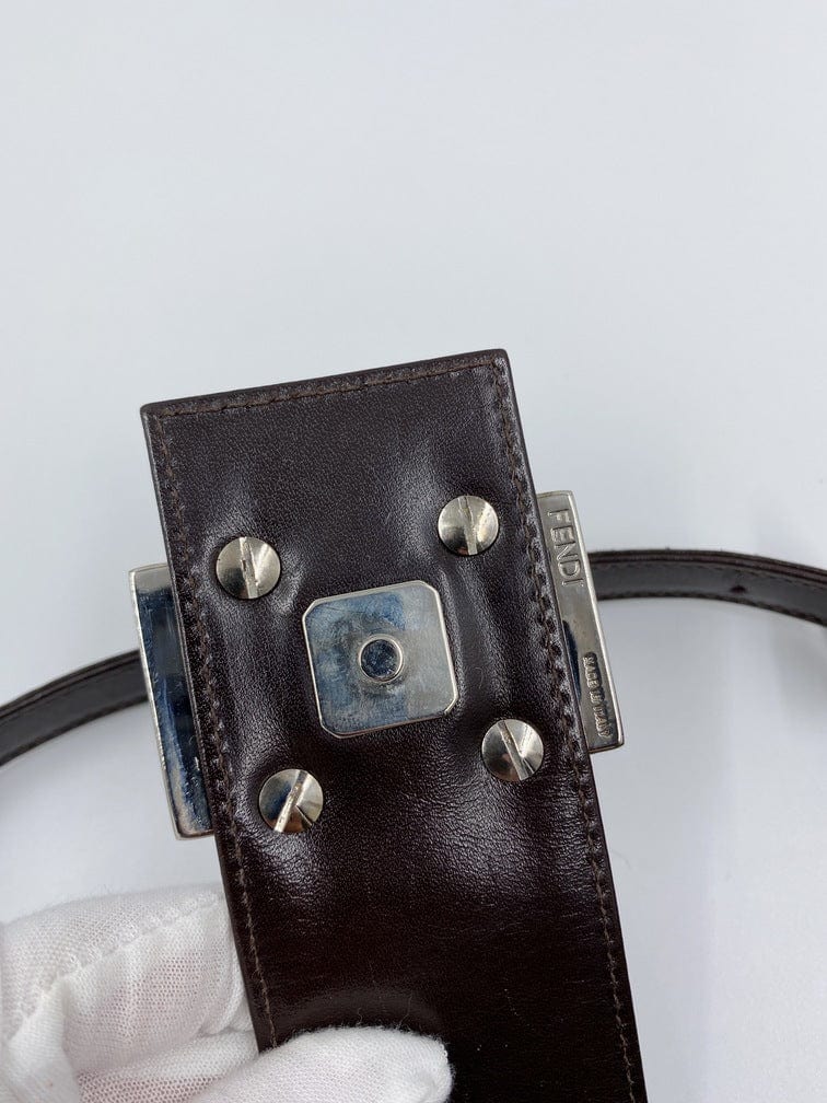 Fendi Zucca Half-Moon bag