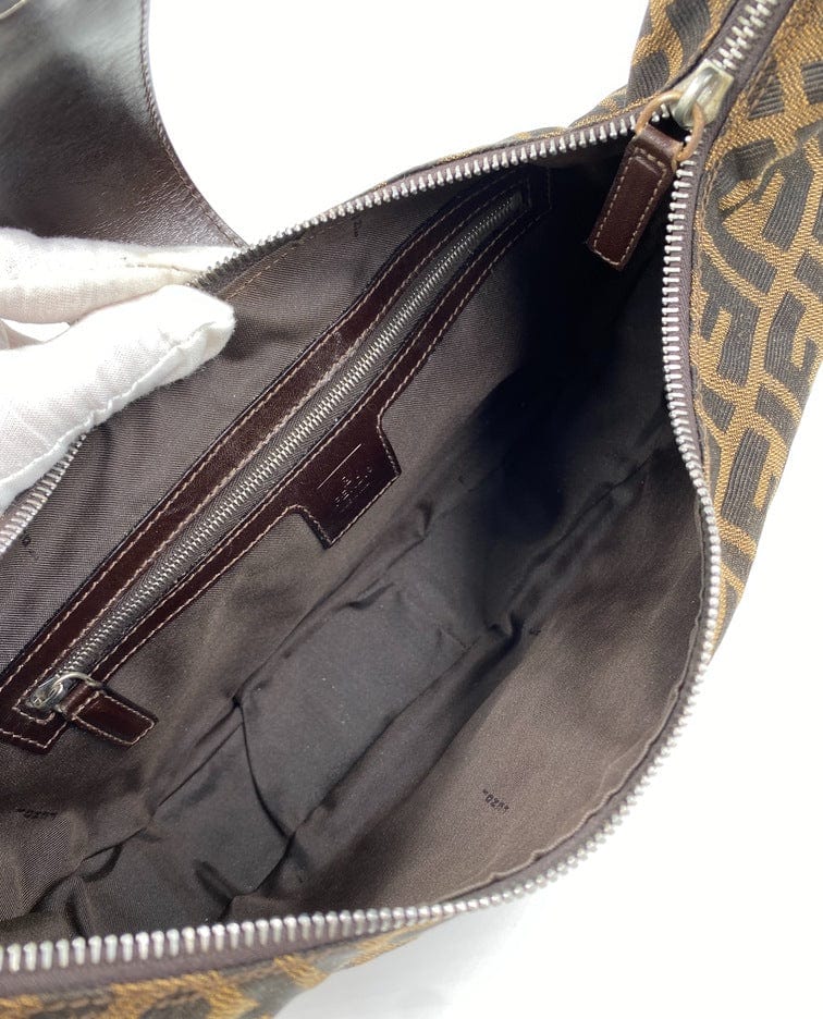 Fendi Zucca Half-Moon bag