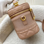 Dior Small DiorTravel Vanity Case in Nude Pink Calfskin and GHW