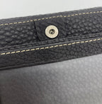 Fendi Dark Brown Selleria Leather Continental Wallet