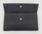 Fendi Dark Brown Selleria Leather Continental Wallet