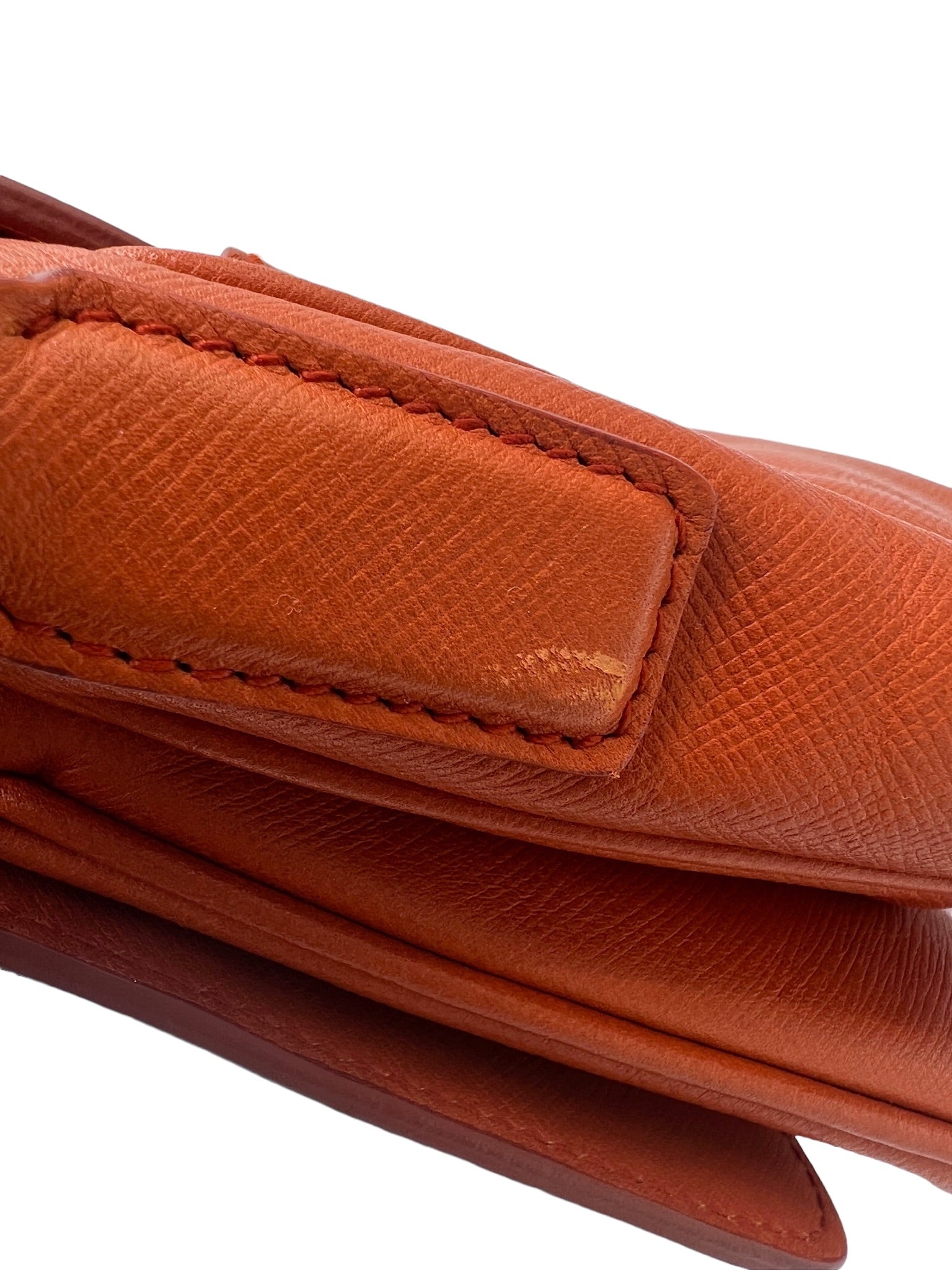 PRADA - Orange Multi Leather Crossbody Bag