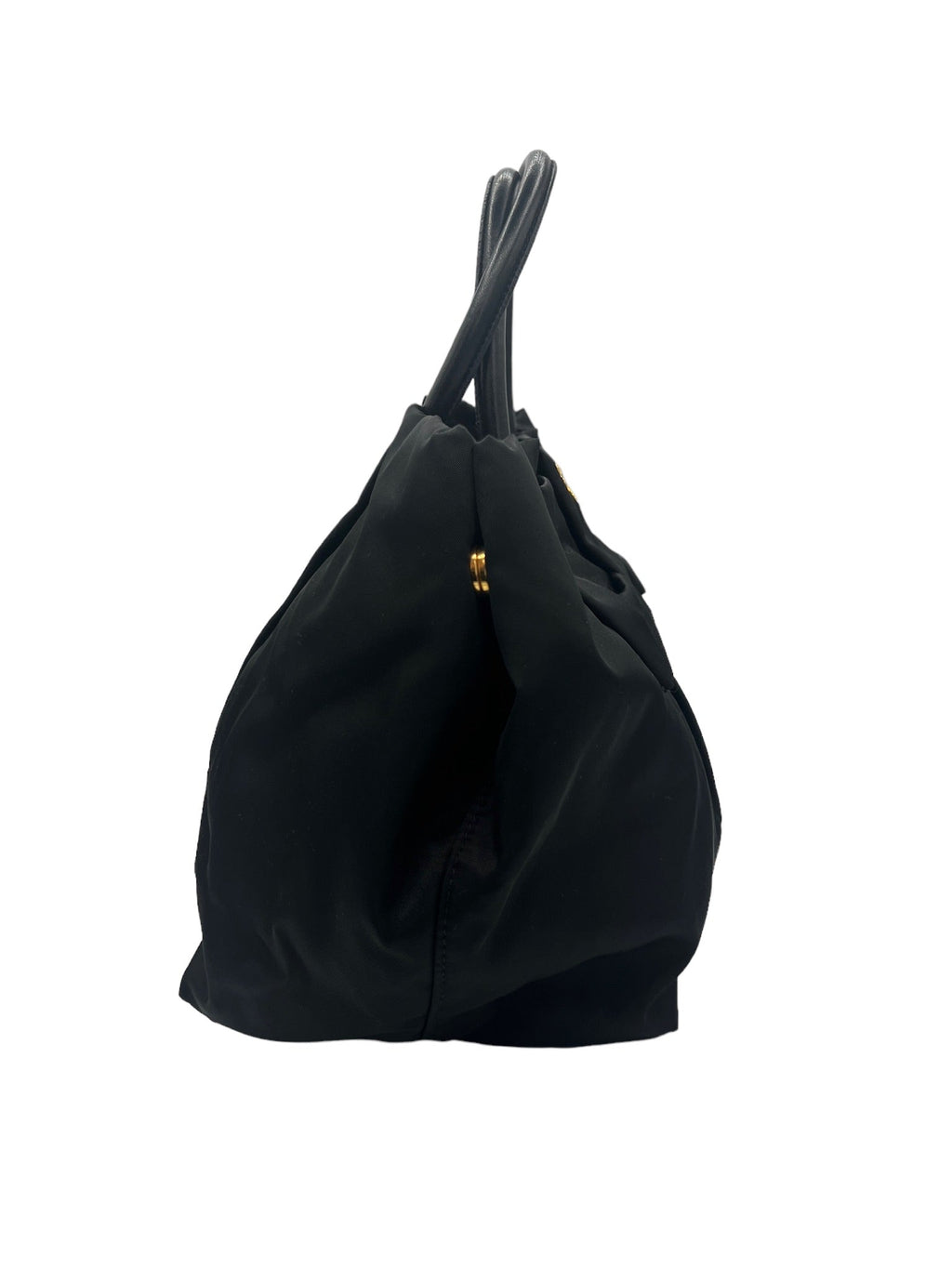 PRADA - Black Nylon Ribbon Shoulder Bag