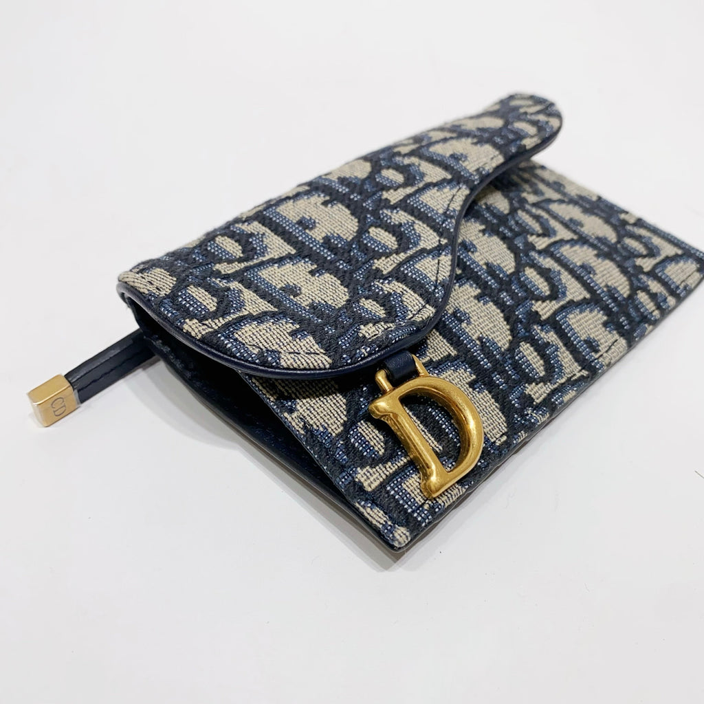 No.4114-Dior Saddle Cosmos Zipped Card Holder (Brand New / 全新貨品)