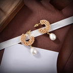 DIOR D-RENAISSANCEN GOLD EARRINGS