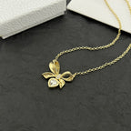 DIOR HEART GOLD DIAMOND NECKLACE