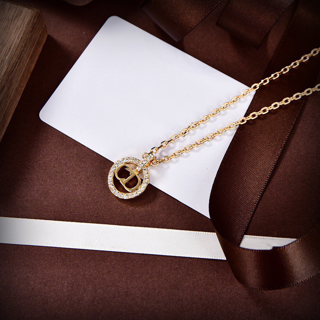DIOR GOLD DIAMOND NECKLACE
