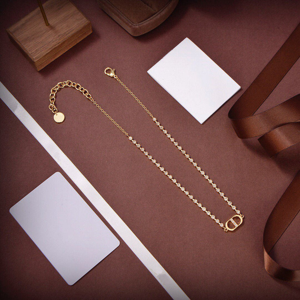 DIOR NECKLACE GOLD DIAMOND