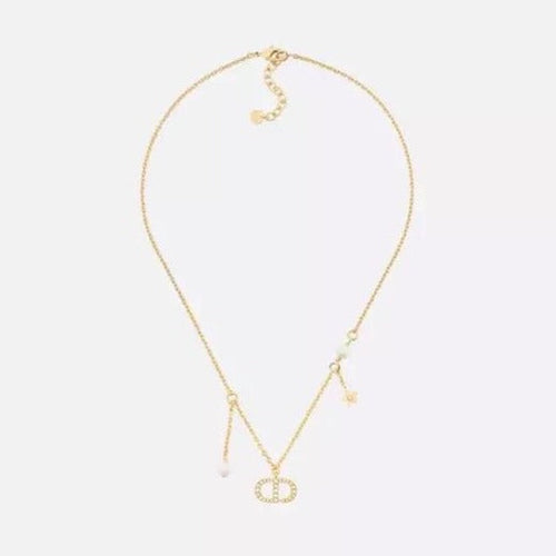 DIOR STAR PEDANT GOLD DIAMOND NECKLACE