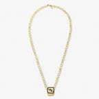 FENDI FOREVER FF GOLD NECKLACE