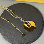 FENDI O'LOCK GOLD NECKLACE