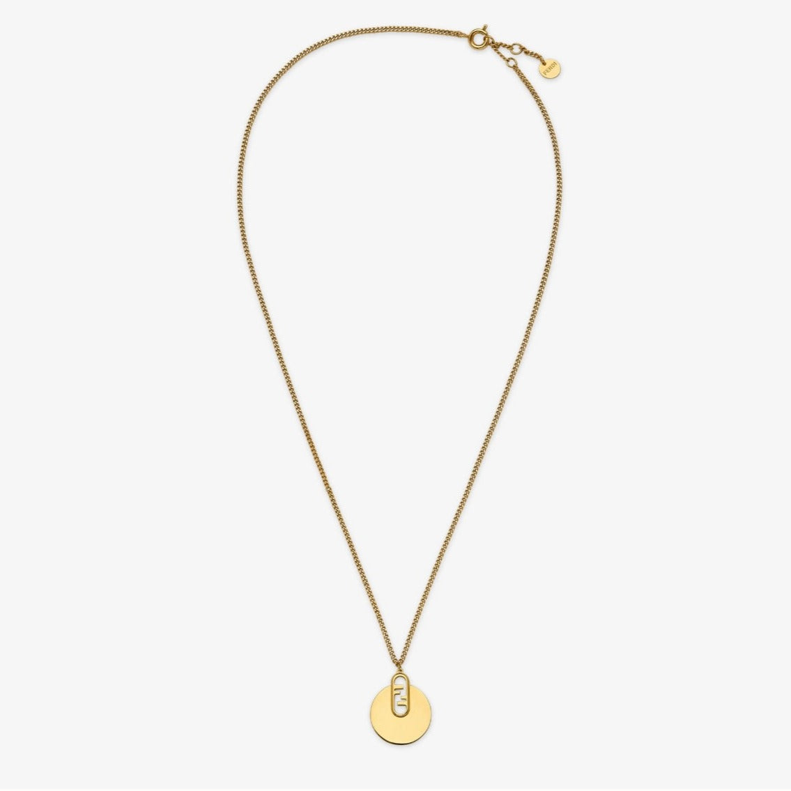 FENDI O'LOCK GOLD NECKLACE