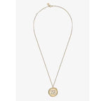FENDI FF NECKLACE GOLD DIAMOND