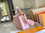Louis Vuitton CAPUCINES MINI 21 PINK TAURILLON GOLD HARDWARE