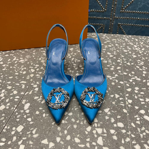 Louis Vuitton MET SLINGBACK PUMP BLUE