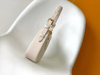 Louis Vuitton low key shoulder bag 26cm cream calfskin